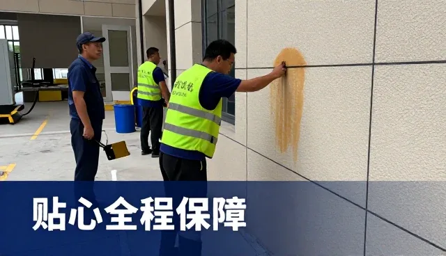 深圳市鑫康发电机租赁有限公司介绍外墙清洗服务服务案例